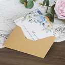 25 Funeral Thank You Cards with Envelopes and Matching Stickers, Watercolor Rose Designs Sympathy Card 4x6 inch for Funeral Family Friends Loved Ones