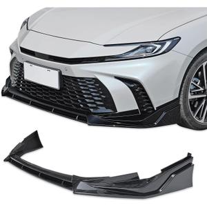 Car Front Bumper Spoiler Lip Fit for Toyota Camry 9th SE XSE 2024 2025, Air Chin Body Kit Splitter, Bumper Splitter, Front Lip Chin Spoiler, ABS Materials (Front Lip Body Kit-Glossy Black)