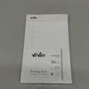 ViVin 5 x 8 Inch Legal Pads, 12 Pack, Narrow Ruled, 50 Sheets Per Writing Pad, Perforated Note Pads Ideal for Home, Office, Business, 600 Sheets, White Paper