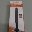 Digital TV Antenna for Smart Tv Indoor Antenna for Tv Without Cable with 360 Reception Strong Magnetic Base, tv Antenna for Local Channels, Supports 1080P and 4K -10ft Long CablesDark Orange