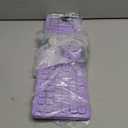 Wireless Keyboard and Mouse Combo, RGB Backlit, Rechargeable & Light Up Letters, Full-Size, Soft Typing, Sleep Mode, 2.4GHz Quiet Keyboard Set for Mac, Windows, Laptop, PC, Trueque (Purple)