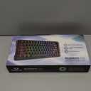 Redragon K724 PRO Wireless Gasket Gaming Keyboard w/Hype Screen & Knob, 81-Key Mechanical Keyboard, Easy-Control 1.14 TFT Info Display, 5-Layer Noise Dampening, Custom Linear Switch (Black)