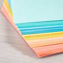 Astrobrights Mega Collection, Colored Cardstock, Punchy Pastel 5-Color Assortment, 320 Sheets, 65 lb./176 gsm, 8.5" x 11" - MORE SHEETS! (91780)