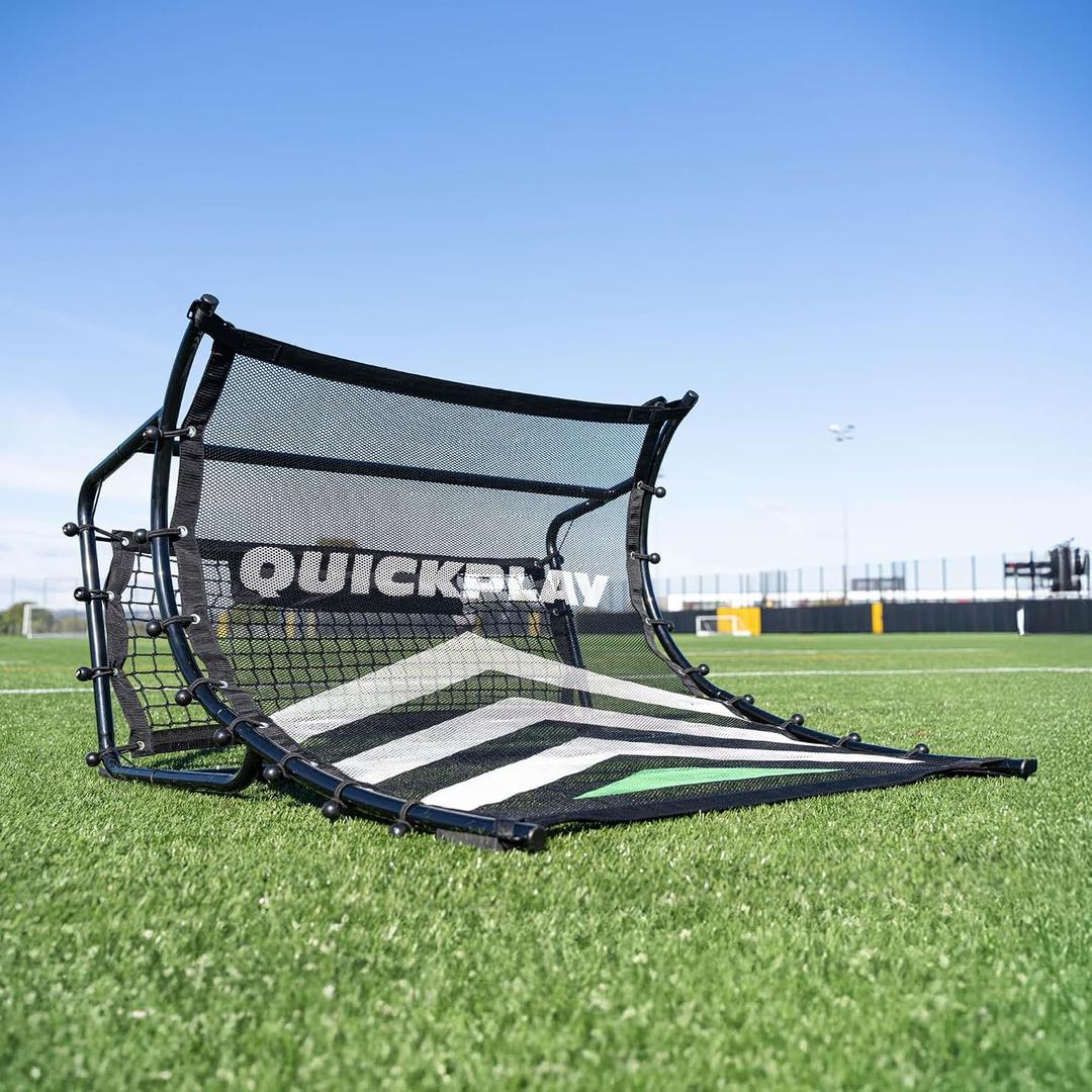 QUICKPLAY Tekkers Air Soccer Rebounder - Dual-Sided Wave & Ground