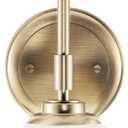 Kichler Benno 1-Light Wall Sconce, Modern Light with Opal Glass in Champagne Bronze, for Bathroom, Powder Room, Kitchen, Bedroom, or Hallway (13.75" x 5.25"), 55170CPZ