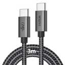 XAOSUN 240W USB C to USB C Cable Type C Fast Charging Cable Compatible with MacBook Pro 2022, iPad Pro 2022, iPad Air 5, Samsung Galaxy S23/S22 Ultra, Pixel, Switch and More 10FT