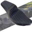 One-piece Two-Up Seat Driver Passenger Seat Fit for Harley Touring Street Glide FLHX Road Glide FLTRX Street Glide Ultra FLHXU CVO Road Glide ST FLTRXSTSE 2023 2024 2025 (Blue Stitching)