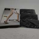 G&Y 3 Pairs Women's Sheer Tights - 20D Control Top Pantyhose with Reinforced Toes, L