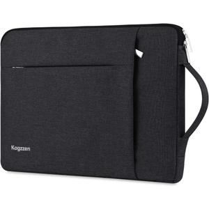 15-16 Inch Laptop Sleeve with Handle Compatible with MacBook Pro 16/15/ Surface Laptop 15/ Surface Book 2 15, Shockproof Protective Case Carrying Bag, Ultrabook Dell HP Asus Samsung - Black