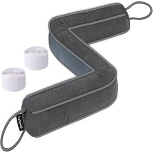 Door Draft Stopper for Bottom of Door and Window, Heavy Duty Guard Gap Snake Stripping, Cold Air Blocker, Warm Air Sealer, Door Noise Blocker with Hanging Loop, 36 inch, Grey