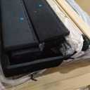 Sismplly Full Bed Frame with Headboard, Velvet Upholstered Full Size Platform Bed with Wingback, Mattress Foundation with Wooden Slat Support, No Box Spring Needed, Easy Assembly, Noise Free, Black