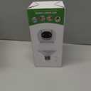 Light Bulb Security Camera,2.4G/5GHz WiFi 2K Security Cameras Wireless Outdoor,Bulb Cameras for Home Security,AI Human Detection and Alarm,2 Way Talk,Color Night Vision,Compatible with Alexa 2PCS (White)