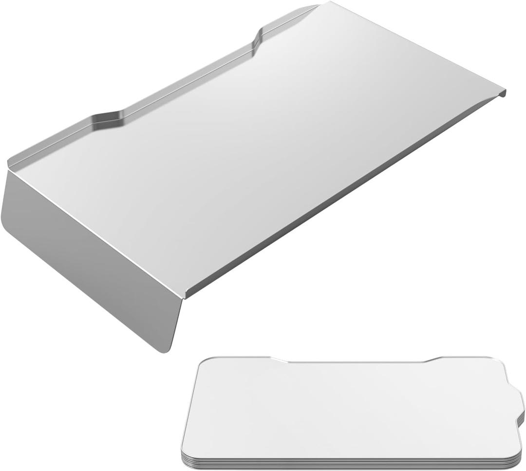 Drip Tray Heat Baffle and Grease Drip Tray Liners Kit for Traeger Ironwood 885 Series Pellet Grills, Drip Pan Replacement for Traeger BCA1333, BAC521 Drip Tray Liners, Not for Century 885