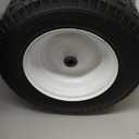 16x6.50-8 Riding Lawn Mower Rubber Tire and Wheel, 2 Pcs Replacement 16x6.5-8nhs Garden Tractor Lawnmower Tyre, Bearing Bore 3/4" & 5/8", 3"-4.5" Centered Hub