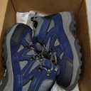 Northside Unisex Snohomish JR Hiking Boot, Navy/ Volt, 5 Medium US Big Kid