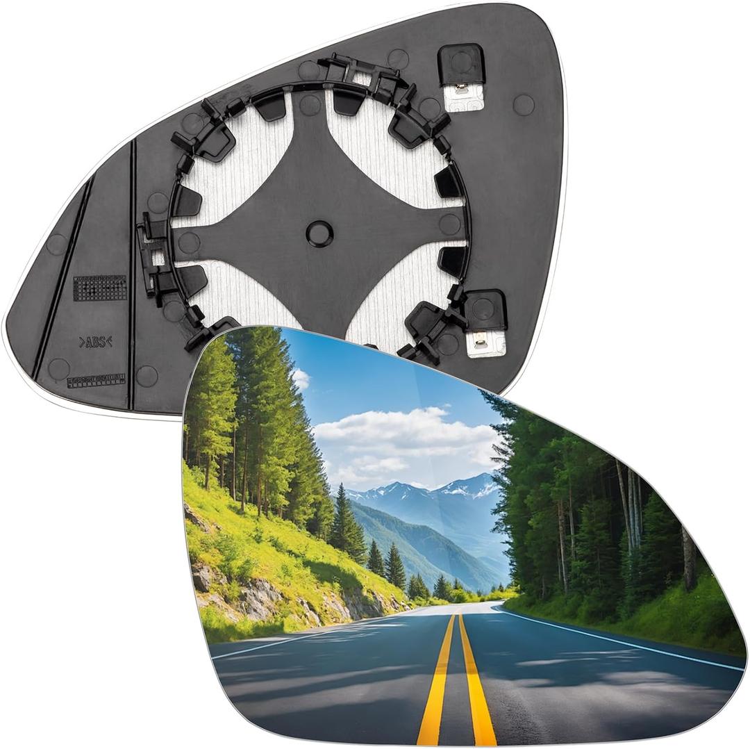 Passenger Side Mirror Replacement for Buick Regal 2011 2012 2013 2014 2015 2016 2017 - Right Side Mirror Glass, Rear View Mirrors Glass with Power Heated