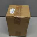 Chandelier Shades Set of 6,Small lamp Shades clip on bulb Gold mirror Hardback, Mini lamp shade with Black Linen Dia 3"Top x 6"Bottom x 5"H (Black, 3x6x5")