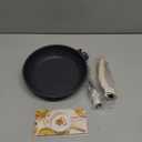 CAROTE Nonstick Frying Pan Skillet,Non Stick Granite Fry Pan Egg Pan Omelet Pans, Stone Cookware Chef's Pan, PFOA Free,Induction Compatible(Classic Granite, 8-Inch) (Black)