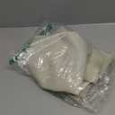 Simplebrand Ava Natural Short 36 Inches Blackout Curtain 2 Panels Set, Half Window Rod Pocket Privacy Curtain Tiers for Kitchen, Curtains Blackout for Bathroom Shades, W40 x L36 Inch, Natural