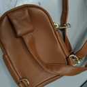 INICAT Lightweight Small Crossbody Sling Bag for Women(Brown)