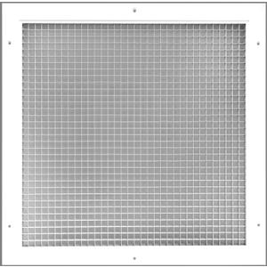 HVAC Premium 8" x 14" or 14" x 8" Cube Core Eggcrate Return Air Grille - Aluminum Rust Proof - HVAC Vent Duct Cover - White [Outer Dimensions: 9.75 X 15.75]