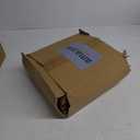 PAICUIKE 100 Pcs 11x6x11 Die Cut Tote Brown Paper Bags with Handle Bulk, Kraft Paper Grocery/Takeout Bags for Restaurant, Bakery, Retail