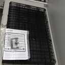 MidWest Homes for Pets 36-Inch iCrate for Medium-Large Breeds, 41-70 lbs, Single Door Folding Dog Crate with Divider Panel, Leak-Proof Tray & Secure Latches, Portable, Durable & Easy to Assemble