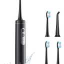 Electric ToothbrElectric Toothbrush with Water Flosser, 2 in-1 Teeth Cleaning Kit with 4 Modes, Portable for Travel and Home, Oral Dental Care Fsa Hsa