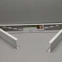 Wall Mounted Clothes Drying Rack Folding Indoor, Foldable Laundry Drying Rack Collapsible, Invisible, Space Saving, Retractable Towel Drying Rack, with Wall Template(5 Drying Rods, White 32")