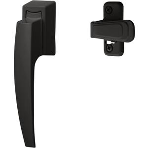 Ideal Security Model 1994 VP Pull Handle Set for Storm and Screen Doors, Fits 1 to 2-1/8 inches Thick Doors, Matte Black