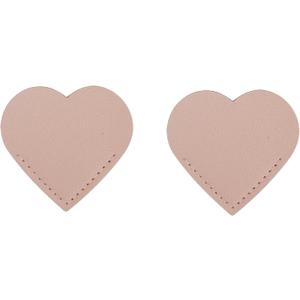 6 x 2 Pcs Leather Heart Bookmarks, Reading Accessories, Book Marks for Women Teacher Students Book Reading Lovers (Pink)