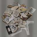 24 Pcs Easter Tiered Tray Decor Religious Easter Decorations He is Risen Cross Tray Decoration Sets Christian Cross Table Wooden Sign Farmhouse Table Decor for Home Kitchen Office Holiday