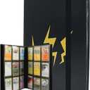 9 Pocket Trading Card Album for Pok emon  Scrapbook for Po kemon  Scrapbook Trading Cards Album Binder with 360 card capacity (black)