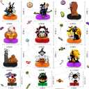 10 x 12pcs Halloween Decorations Honeycomb CenterpiecesBlack Orange Bloody Halloween Centerpieces Tables Toppers Party Decorations Supplies, Halloween Table Sign Decor