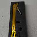 Universal Lengthened Adjustable Long Kickstand CNC Aluminum Alloy Motorcycle Long Kickstand Accessories Motor Modified Tripod Holder Kickstand Foot Side Support Stand Dit Pit Bike (Gold)