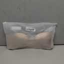 HACI Plunge Deep U Strapless Bra Push Up Demi Everyday Seamless Underwire (34B, Beige)