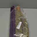 Vietnamese Straw Soft Broom - Sweeping Broom with Purple Wooden Handle for Cleaning, Decoration, Wedding with 45.28inch Length