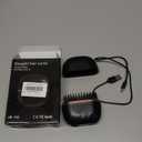 Mini Hair Straightener,Rechargeable Wireless Portable Hair Straightener Brush,3-Speed Temperature Control,Mini Hair Straightener for Women,Idea for Home Travel (Black)