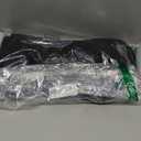 Beneno Kitchen Oven Mitts 2-Pack Heat Resistant to 500F with Non-Slip Silicone Grip, Extra Long 14.3" Forearm Protection, Soft Quilted Cotton Terry Lining, Ideal for Cooking, Baking, Grilling, Black