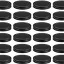 uxcell 24pcs Wide Mouth Mason Jar Lids, 86mm Mason Canning Jar Lids with Airtight Seal and Leakproof, Mason Storage Covers Caps for Mason Jar, Black