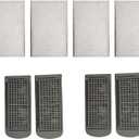 Vimvins 10 Gallon Aquarium Filter Accessories, Aquarium Filter Cartridges (4 pcs) and Filter Sponges (4 pcs),Suitable for Model 303