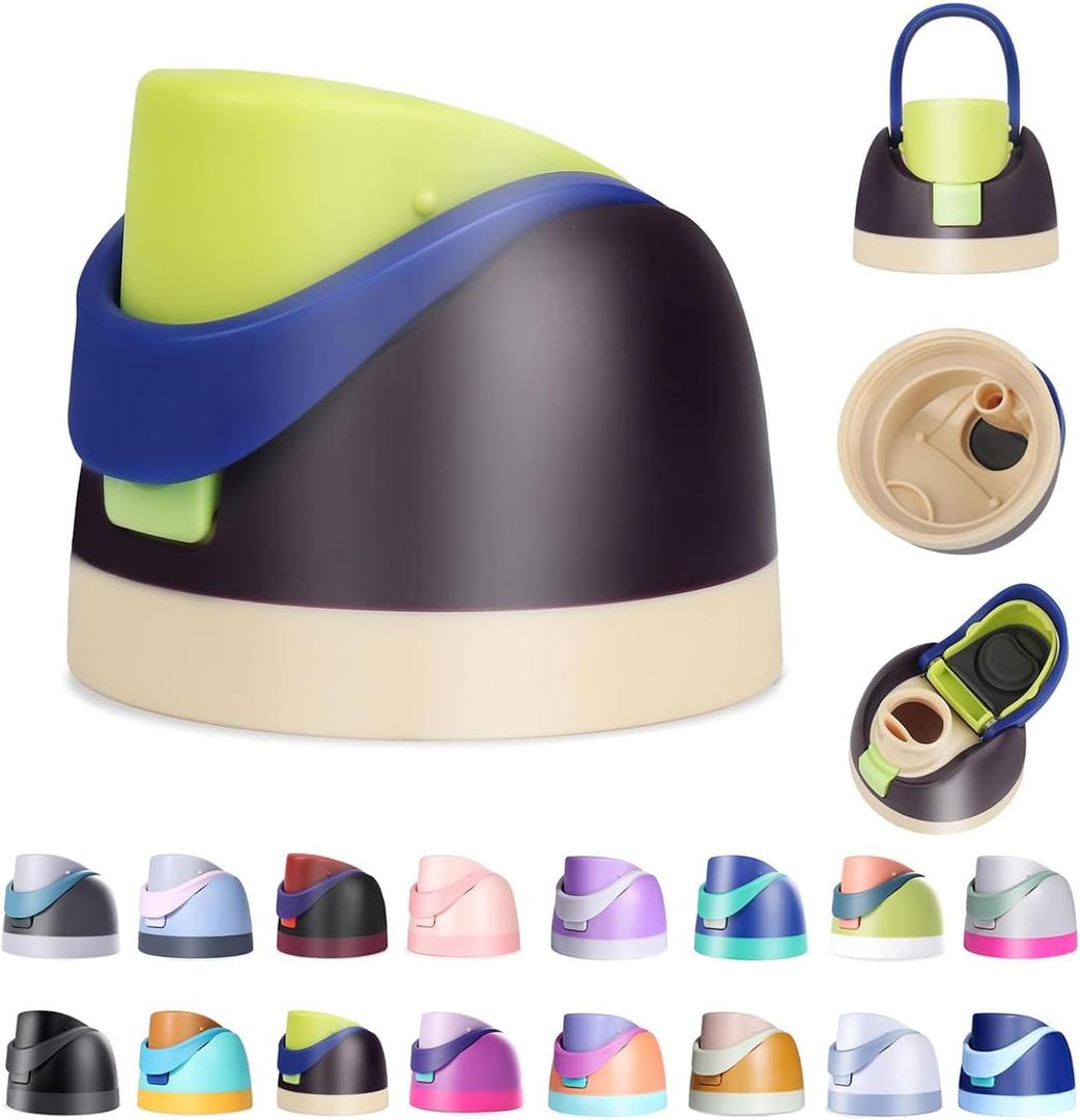 Replacement Lid for Owala Freesip, Compatible with Owala Cup 16oz 24oz 32oz 40oz, One Button Water Bottle Top Lid for Owala Freesip, Leakproof, BPA-Free, Celestial Sphere