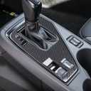 INTGET Small Gear Panel Cover for 2024 2025 2026 Crosstrek/Impreza Accessories Carbon Fiber Plastic Center Console Gear Shift Panel Cover for 2025 2026 Crosstrek(Small Gear Panel Cover)