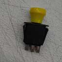 Stens PTO Switch 430-073 Compatible w/Replacement For John Deere 425, 455 G100, LX289, LT190 and LX288 lawn tractors, Sabre 2048HV garden tractor, Scotts S2554 garden tractor AM127393, AM124140 Yellow