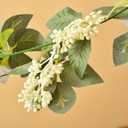 SUQ I OME 1 Pack of Artificial Rose Vine Flowers Plants Fake Flower Vine for Wedding Home Garden Craft Art Decor Valentine's Day Mother's Day Party Decoration,Champagne