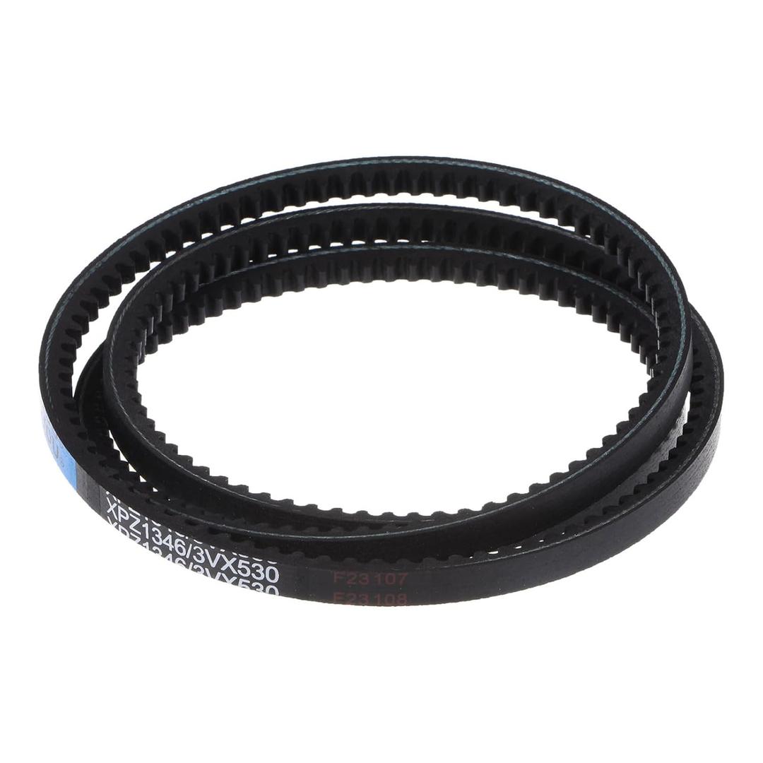 uxcell 3VX530 Rubber V-Belt, Raw Edge Cogged Industrial V Belts 53" Length x 0.38" Width x 0.32" Thickness