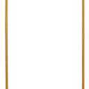 Quick Assembly Aluminum Alloy Arch Backdrop Stand, Lightweight & Sturdy for Weddings, Baby Showers & Birthday Parties, 6FT x 2.7FT Balloon Frame with Elastic Cord Design