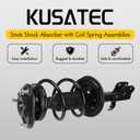 KUSATEC Front Pair Complete Struts Shock Absorber fit for 2009-2013 Toyota Corolla Matrix, 472598 472597 Left/Right Struts with Coil Spring Assemblies