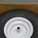 20x10.00-8 Lawn Mower Tire and Wheel, 4 Ply Tubeless Tire, Replacement 20x10-8nhs Riding Lawn Mower and Tractor Rear Tire and Wheel Assemblies, 3.5" Offset Hub, 3/4" Borehole, and 3/16" Keyway