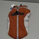 FUAMEY Dog Coat for Small Dogs, Waterproof Dog Winter Jacket with Harness Built in Puppy Cold Weather Coats Reflective Pet Vest with Zipper Warm Fleece Dogs Snowsuit Windproof Brown, Size: Small